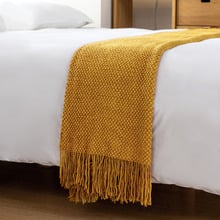Fassett Knitted Throw
